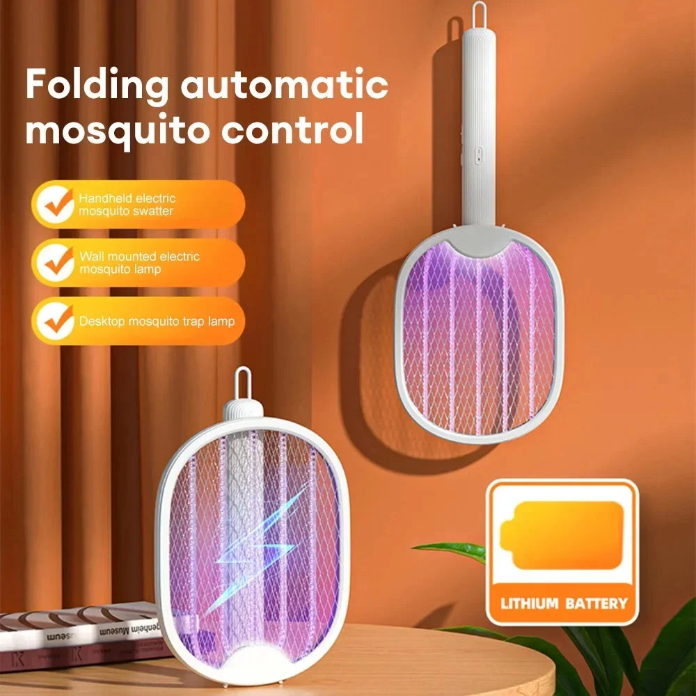 Foldable Electric Mosquito Killer USB Rechargeable 3500V