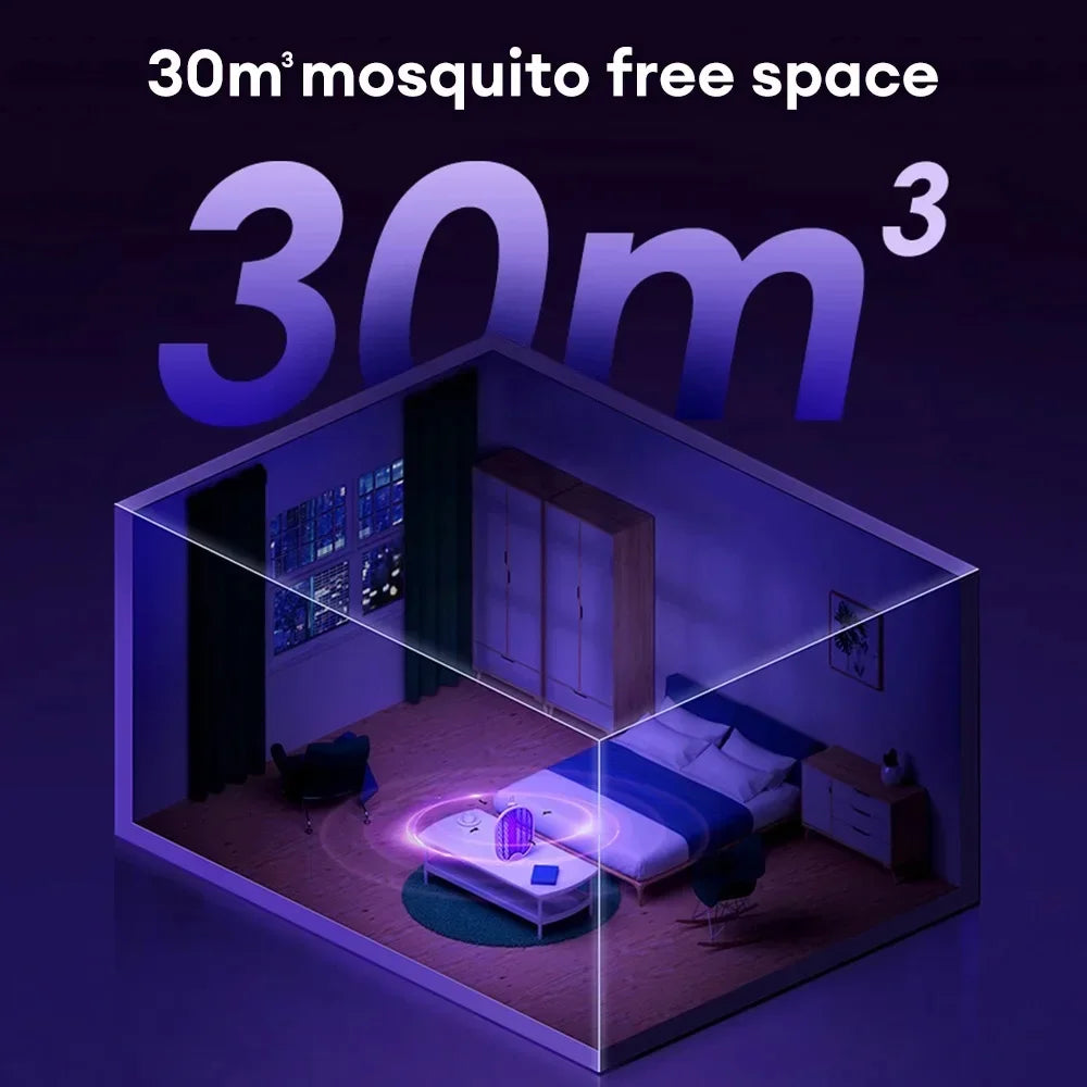 Foldable Electric Mosquito Killer USB Rechargeable 3500V