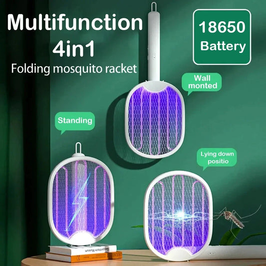 Foldable Electric Mosquito Killer USB Rechargeable 3500V