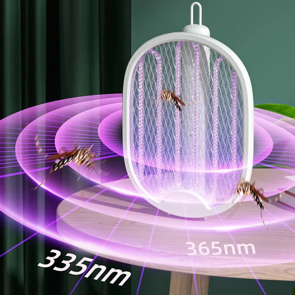 Foldable Electric Mosquito Killer USB Rechargeable 3500V