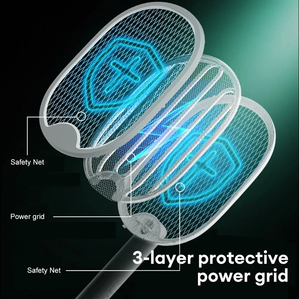Foldable Electric Mosquito Killer USB Rechargeable 3500V